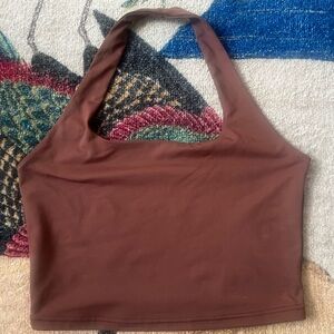 Brown Halter Top